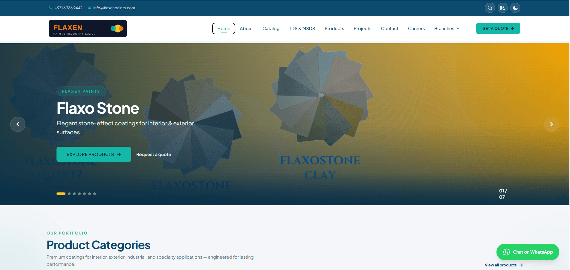 Flaxen Paints Website